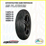 ♞,♘110 70 13 120 70 13 130 70 13 140 70 13 150 60 13 Tubeless Tire Platinum M5 by CORSA Indonesia