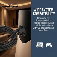 Big DIN Adapter Cable, 3 Meters / 9.8ft Plug-and-Play 8 Pin Male to Female, Durable Speaker Extensio
