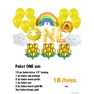 (1set) One sun birthday decorations - One sun birthday package