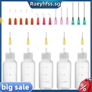 Precision Tip Applicator Bottle,Blunt Tip Needle and Cap, 18G 20G 25G Needle Tip Squeeze Bottle, Oil