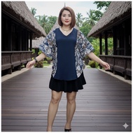 BLOUSE KAFTAN PUA KUMBU BLOUSE CORAK BATIK BORNEO