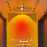 LED Atmosphere Spotlight Background Wall Shop Foldable Rotating Sunset Sunset Spotlight