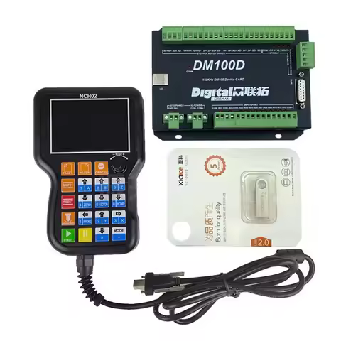 NCH02 CNC Handle Motion Controller mach3 3/4/5axis 125 KHz Pulse U-disk Read G-CODE CNC engraving ma