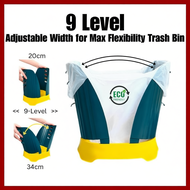 9-Level 20cm-34cm Adjustable Width for Max Flexibility Garbage Can Trash Bin Tong Sampah