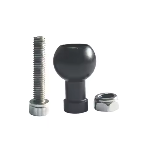 17mm/25.4mm Ball Head to M6 M8 M10 Screw Bracket Connector Motorcycle Sport Camera Mount Connector M