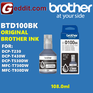 BROTHER BTD100 BLACK BTD100 CYAN BTD100M BTD100Y BROTHER BTD100BK ORIGINAL INK FOR T230T430WT530DWT7