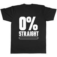 0% Straight Mens Mens Unisex T-Shirt