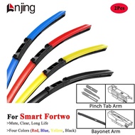 LNJING Colorful Hybrid Wiper Blades For Smart Fortwo EQ 450 451 453 2004 2007 2010 2015 2018 2020 20