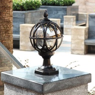 Outdoor Wall Garden Villa Pillar Light Gate Light Outdoor Courtyard Pillar Light Waterproof European