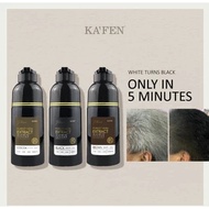 KAFEN Forest Herb Sa La Hei Yo Hair Color Treatment White Gray Hair Dye 400ml 何首乌染发膏
