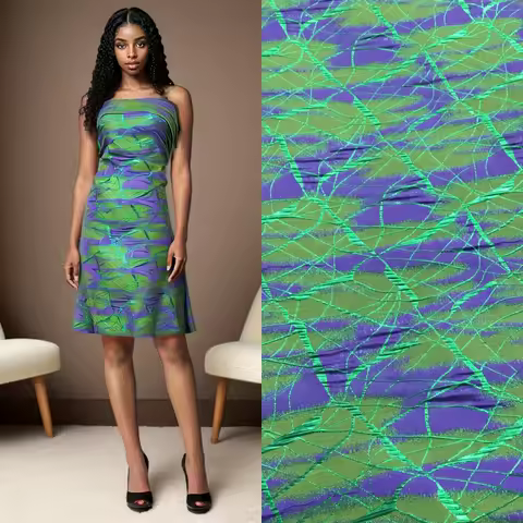 African Damask Gilding Lace Fabric High Quality Nigeria French Brocade Jacquard Lace Fabric for Wome