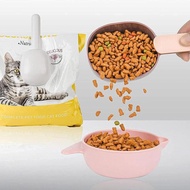 Cat Dog Puppy Dry Food Scooper Spoon Shovel Feeding Gadgets Measuring Scoop Feed Pets K5F6
