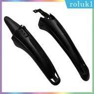 [Roluk] Front And Rear Mudguard Mudguard Set Rain Cover Accessories Guard for 20 24 26 Inch Folding Bikes Mountain Bikes