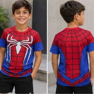 Spiderman Movie Men's T-Shirt Boy Short-Sleeved Top