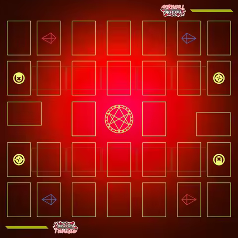 60x60CM Customization Yugioh OCG TCG Trading Cards Playmat Yu-Gi-Oh! Rubber Waterproof Two-Player Ba