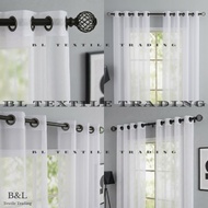 Curtain Window Sheer Curtain Glass Curtain Elegant Curtain Aesthetic Plain Curtain