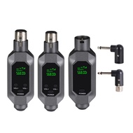 UHF Wireless XLR Microphone Converter Transmitter & Receiver for Dynamic Mic