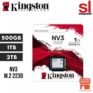 Kingston NV3 M.2 2230 PCIe 4.0 Gen4X4 NVMe SSD (500GB/1TB/2TB)