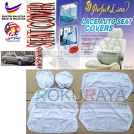 Mercedes Benz W124 W-124 (1985 - 1996) Lace Auto Seat Cover Half Cover Set Car Care Interior Accesso