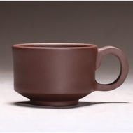 Handmade purple clay cup with handle purple clay cup 80ml purple clay cup master cup cup household t