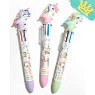 Unicorn 6 Colours Ballpoint Pen (1 PIECE) Goodie Bag Gifts Christmas Teachers' Day Children's Day