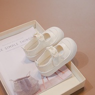 Girls White Shoes Children Canvas Shoes Cloth Shoes 04 Soft Sole White Baby Kindergarten White Shoes