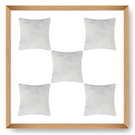 Sofa Chair Cushion with Inner Insert 40x40 cm Contents 5 pieces