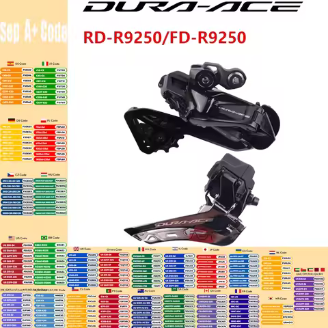 SHIMANO DURA-ACE Di2 R9200 Series RD-R9250/FD-R9250 12s Front Derailleur SHADOW Rear Derailleur For 