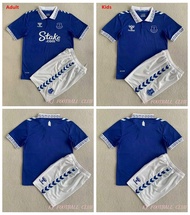 Everton Home เสื้อสีฟ้า23-24ชุดเจอร์ซี่ฟุตบอลคุณภาพไทยสำหรับเด็กและผู้ใหญ่