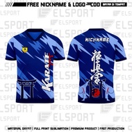 JERSEY OLAHRAGA KARATE COSTUM DOJO BLUE