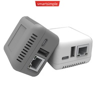 SMARTSIMPLE Mini NP330 Network USB 2.0 Print Server Network/WIFI/Bluetooth/Network Cloud/WIFI Cloud 
