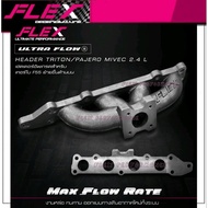 FLEX HEADER F44 F46 F55 MITSUBISHI TRITON MIVEC 2.4 4N15 EXHAUST MANIFOLD TURBO THAILAND ULTRA FLOW 