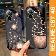 Latest Realme C67 Glass Softcase [M-1156] Realme C67 Phone Case - Phone Case - Case - Phone Protecto