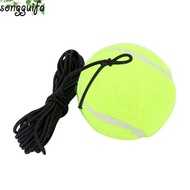 SONGGUIFA Rebound Ball, Adjustable Rope Yellow Tennis Training Ball, Tennis Elastic String Tether Ba