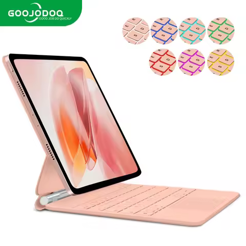 GOOJODOQ Magic Keyboard for iPad Pro 11 Inch 4th/3rd/2nd/1st Gen iPad Air 11 M2 M3 Air 4 Air 5 Float