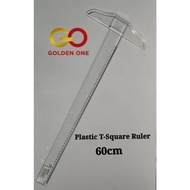 Astar Pembaris T Plastik / Plastic T Square Ruler/Transparent T Square Drawing Ruler  60cm (TR701)