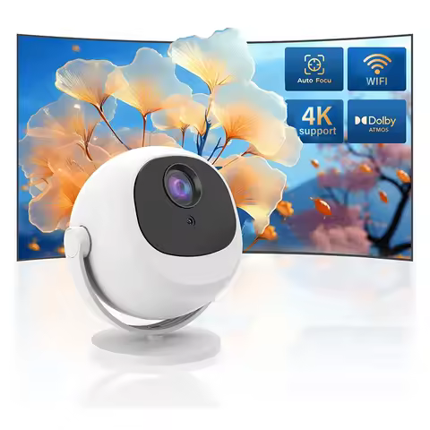 2026 BL360 Projector 4K Android11 5G Wifi 720P Outdoor Home Cinema Auto Keystone Portable Speaker Th