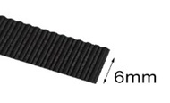 Open Ended GT2 Timing Belt Width 6mm or 10mm with Fibreglass Core