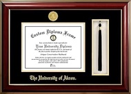 Campus Images University of Akron, The Classic Diploma + Tassel Box Frame
