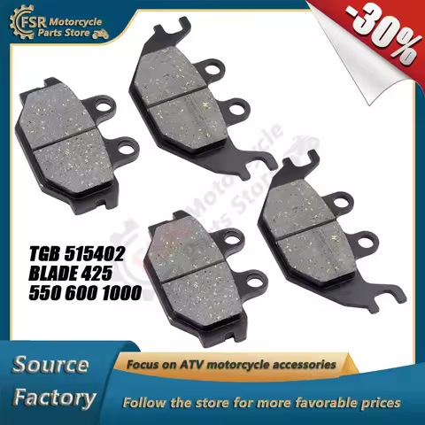2 Pairs of brake pads Fits LINHAI ATV T-BOSS 550 E4 EPS 570 T1 EPS 650 E5 EPS Quad parts 48414