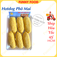 [ HOÀN TIỀN 10% ]Hotdog Phô Mai 6 Cây – Xúc Xích Phô Mai Ngon 500g – [Ship Hỏa Tốc HCM] – Funnyfood