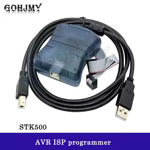 AVR ISP downloader/download cable/programmer/compatible with original STK500 AVRISP MKII XPII