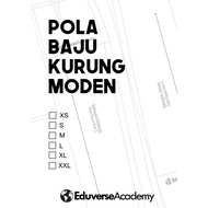 Pola Baju Kurung Moden + Pola Kain Kipas