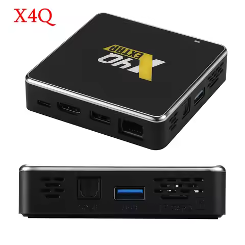 Ugoos X4Q EXTRA Smart TV Box Amlogic S905X4-J Android 11 ARM Cortex-A55 LPDDR4 4GB 128GB 2.4G 5G WiF