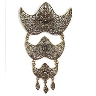 Bros Kebaya Jurai Size Besar /Bros Etnik /Bros Asesoris Wanita/Bros Kebaya Kutubaru 3 Susun Elegan