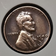 US Lincoln Wheat Penny 1940S