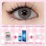[beli 1 gratis 2] UYAAI Softlens Normal Bigeyes 14.00-15.00mm 1Pasang softlens+120ML air softlens+Le