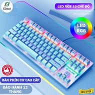 Bàn phím cơ chơi game Crack K2 PRO Led 10 chế độ khác nhau kiểu dáng gaming cho máy tính laptop pc k