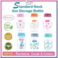 Autumnz Breastmilk Storage Bottle Slim Neck Botol Simpan Susu Badan Botol Susu (10pcs - 5oz )