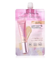 (แบบซอง) คิวท์เพรส รองพื้นซอง 5ก. Cute press Foundation 5 g. (evory snow & airy matt)